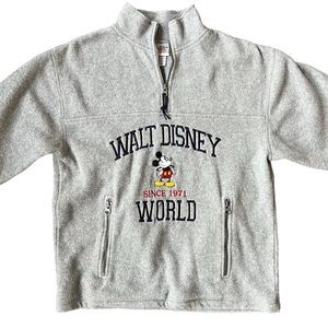 Kid’s Disney World Fleece Zip Jacket Size Large